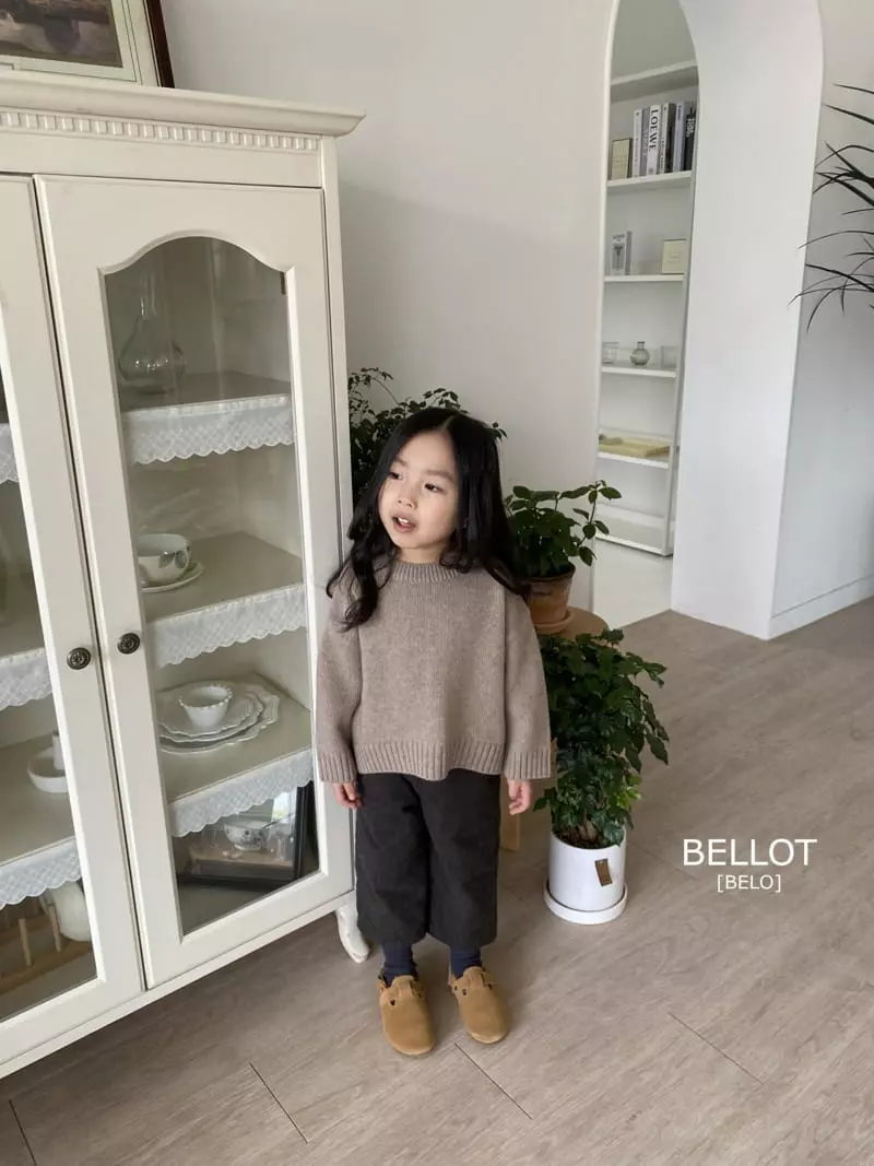 Bellot - Korean Children Fashion - #littlefashionista - Crayon Knit Tee - 8