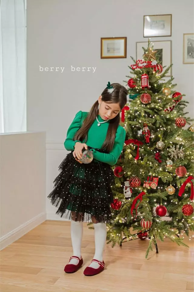 Berry Berry - Korean Children Fashion - #Kfashion4kids - Merry Christmas One-piece - 9