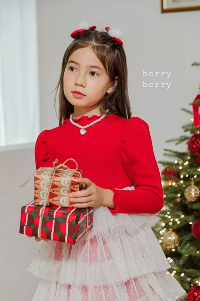 Berry Berry - Korean Children Fashion - #childrensboutique - Merry Christmas One-piece - 2