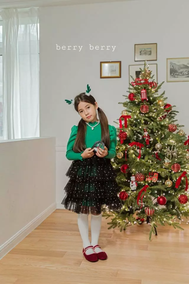Berry Berry - Korean Children Fashion - #magicofchildhood - Merry Christmas One-piece - 11
