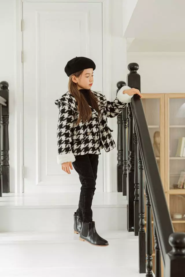 Berry Berry - Korean Children Fashion - #todddlerfashion - Hound Coat - 5