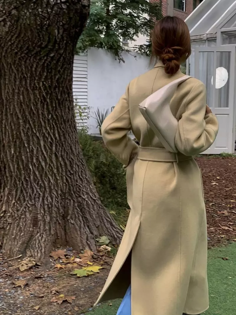 Better - Korean Women Fashion - #momslook - Bow Dubble Handmade Coat - 8