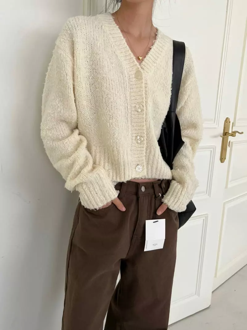 Better - Korean Women Fashion - #momslook - Bubble Cardigan