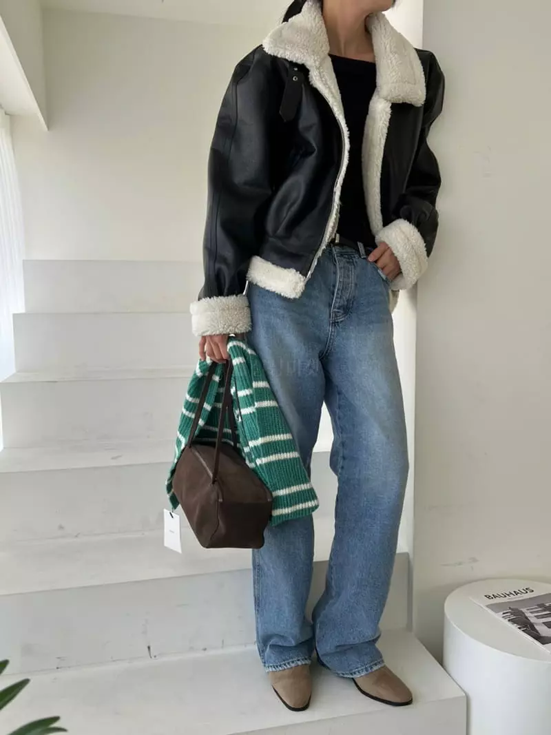 Better - Korean Women Fashion - #momslook - Stripes Muffler - 2