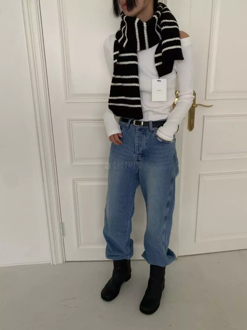 Better - Korean Women Fashion - #momslook - Stripes Muffler - 6
