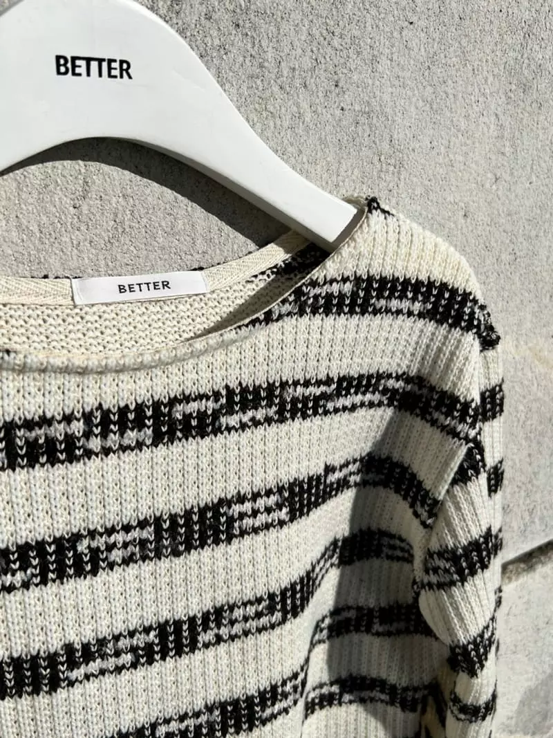 Better - Korean Women Fashion - #momslook - Niro Knit Tee - 3