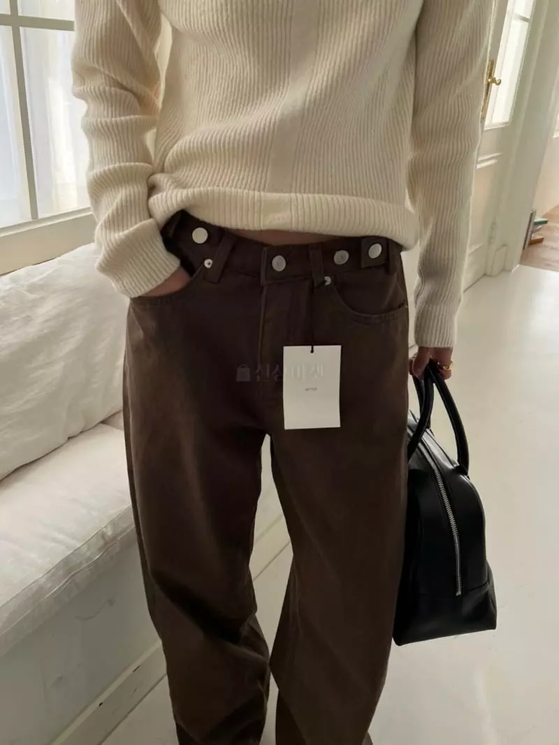 Better - Korean Women Fashion - #momslook - Fleece Bijou Pants - 3