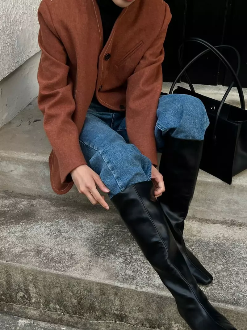 Better - Korean Women Fashion - #momslook - High Stitch Jacket - 7