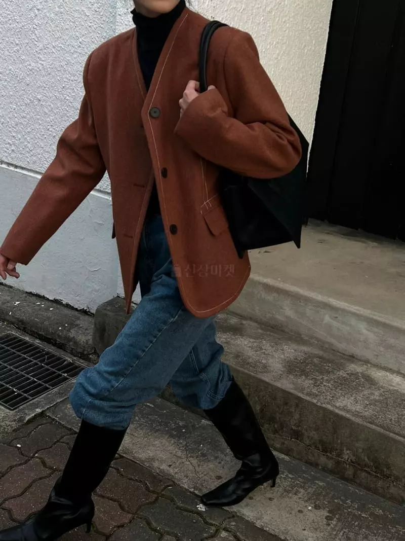 Better - Korean Women Fashion - #momslook - High Stitch Jacket - 9
