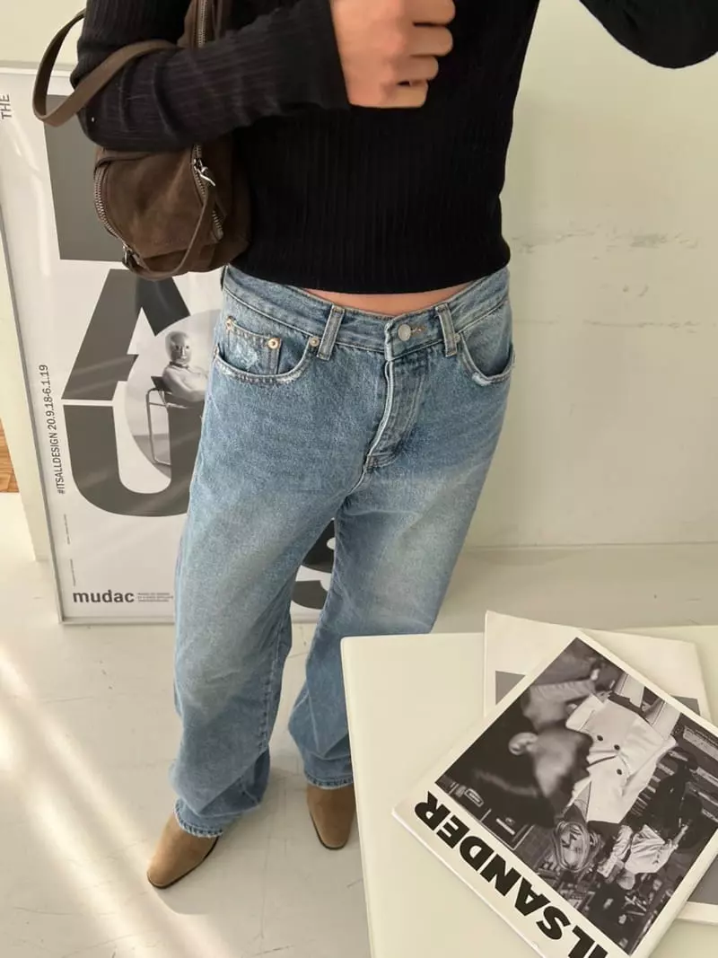 Better - Korean Women Fashion - #momslook - Flo Fleece Jeans - 3