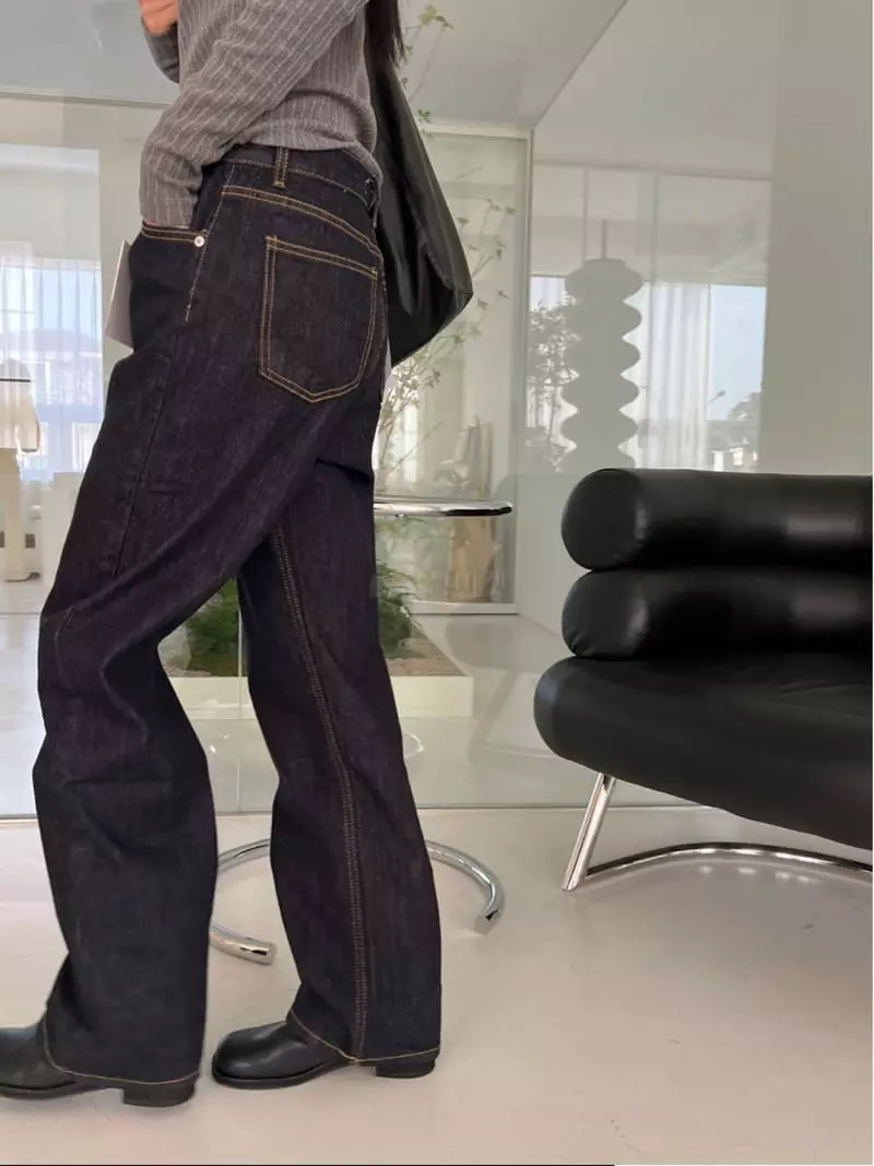 Better - Korean Women Fashion - #momslook - In Fleece Jeans - 7