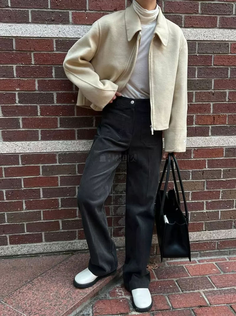 Better - Korean Women Fashion - #pursuepretty - Zip Up Handmade Jacket - 3