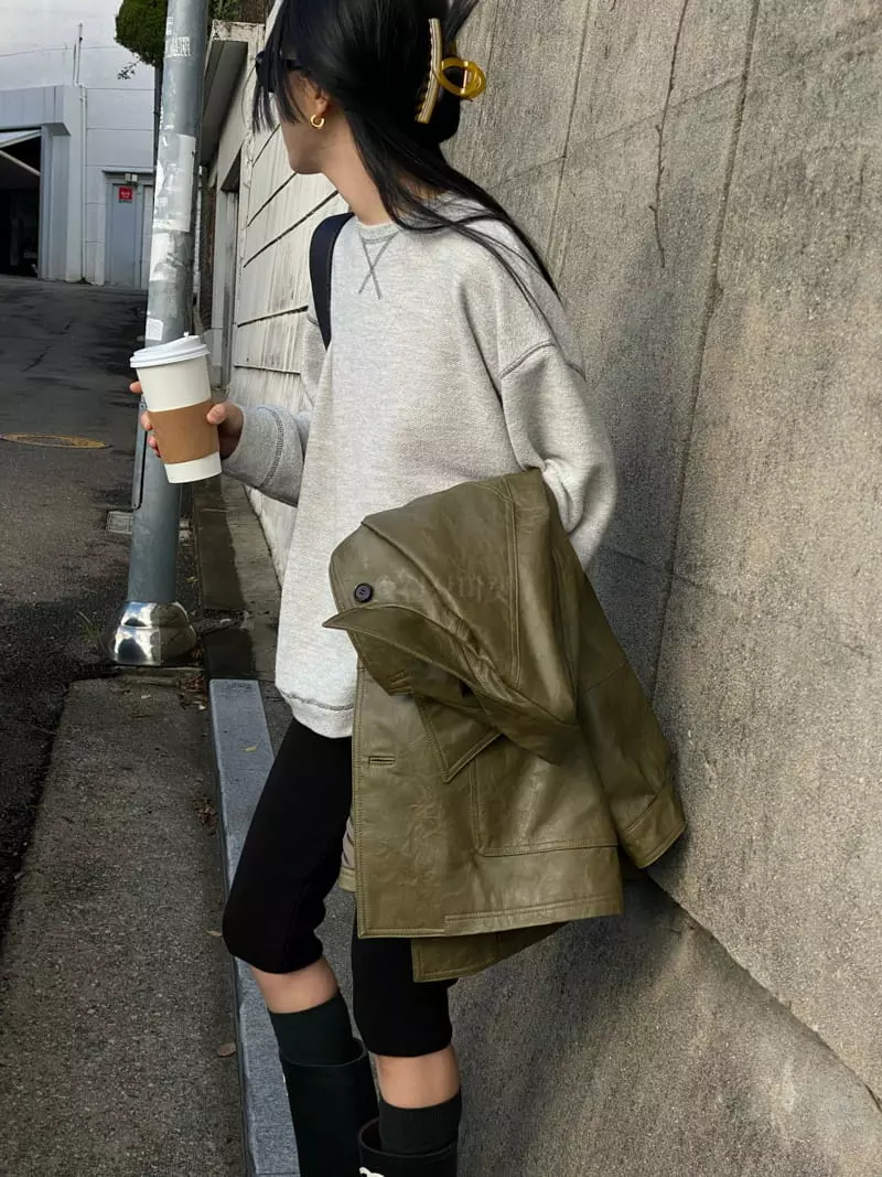 Better - Korean Women Fashion - #thatsdarling - Apfel Sweatshirt - 5