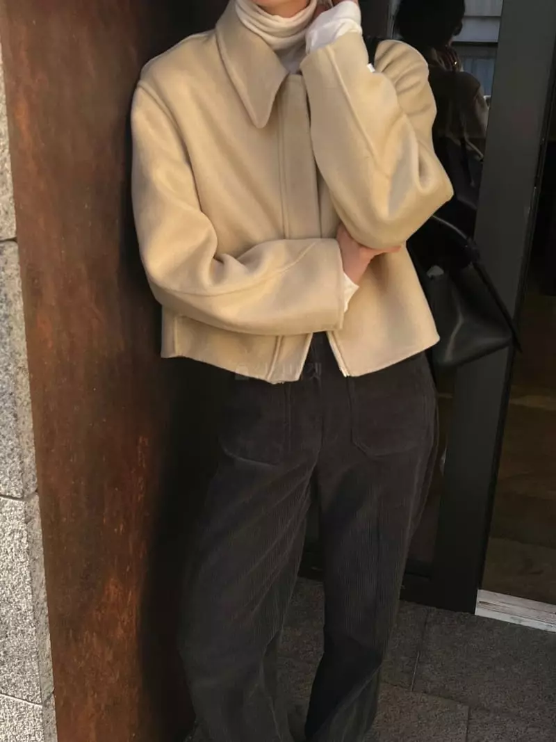 Better - Korean Women Fashion - #vintageinspired - Zip Up Handmade Jacket