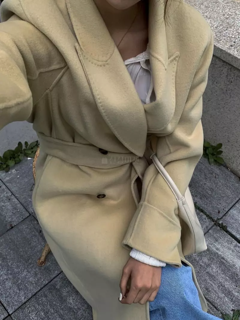 Better - Korean Women Fashion - #womensfashion - Bow Dubble Handmade Coat - 5