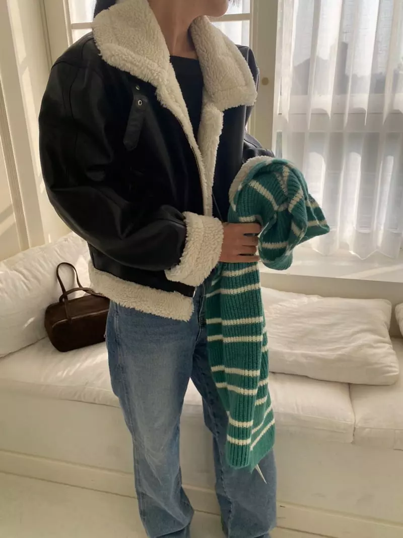 Better - Korean Women Fashion - #womensfashion - Stripes Muffler - 3