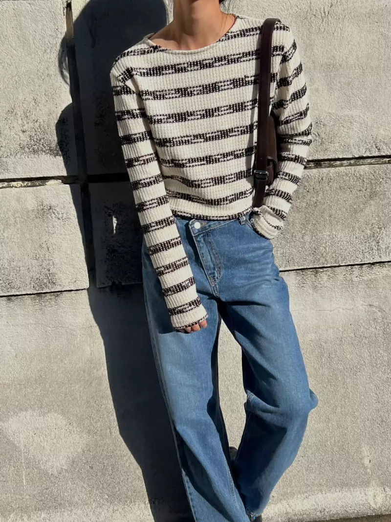 Better - Korean Women Fashion - #momslook - Niro Knit Tee - 4