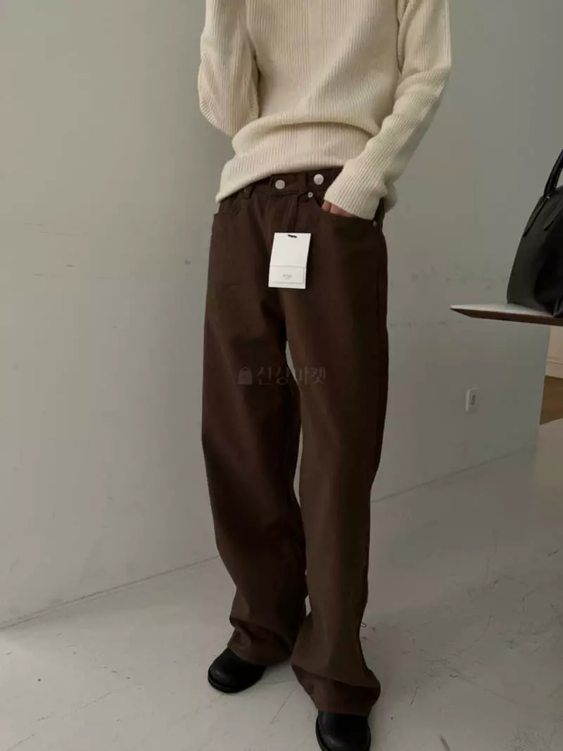 Better - Korean Women Fashion - #womensfashion - Fleece Bijou Pants - 5