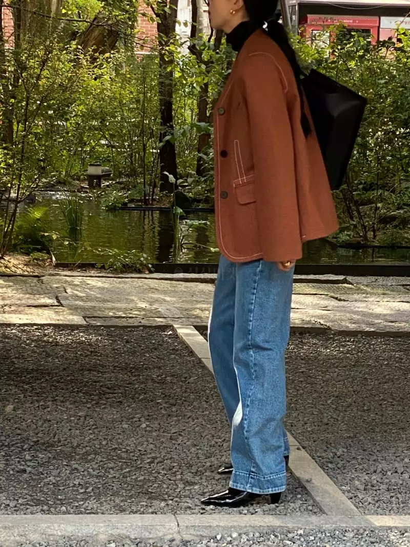 Better - Korean Women Fashion - #womensfashion - High Stitch Jacket - 2