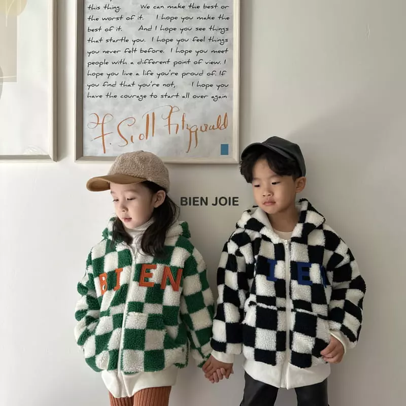 Bien Joie - Korean Children Fashion - #Kfashion4kids - Bien Checker Jumper - 3
