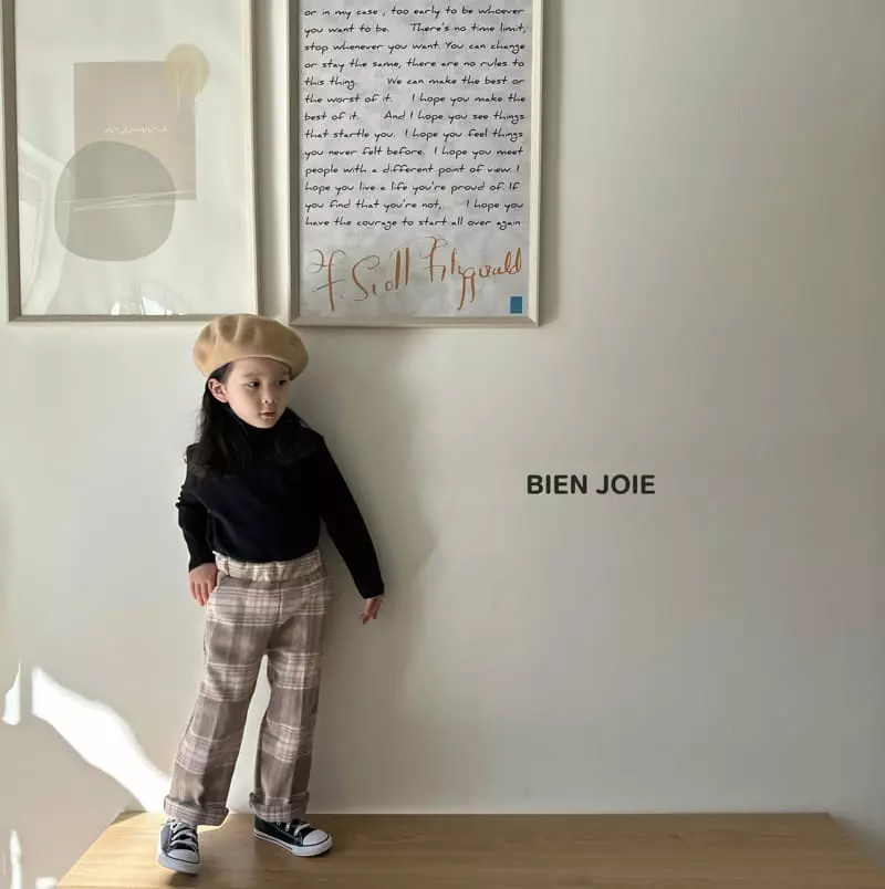 Bien Joie - Korean Children Fashion - #childofig - Lowen Check Pants - 7