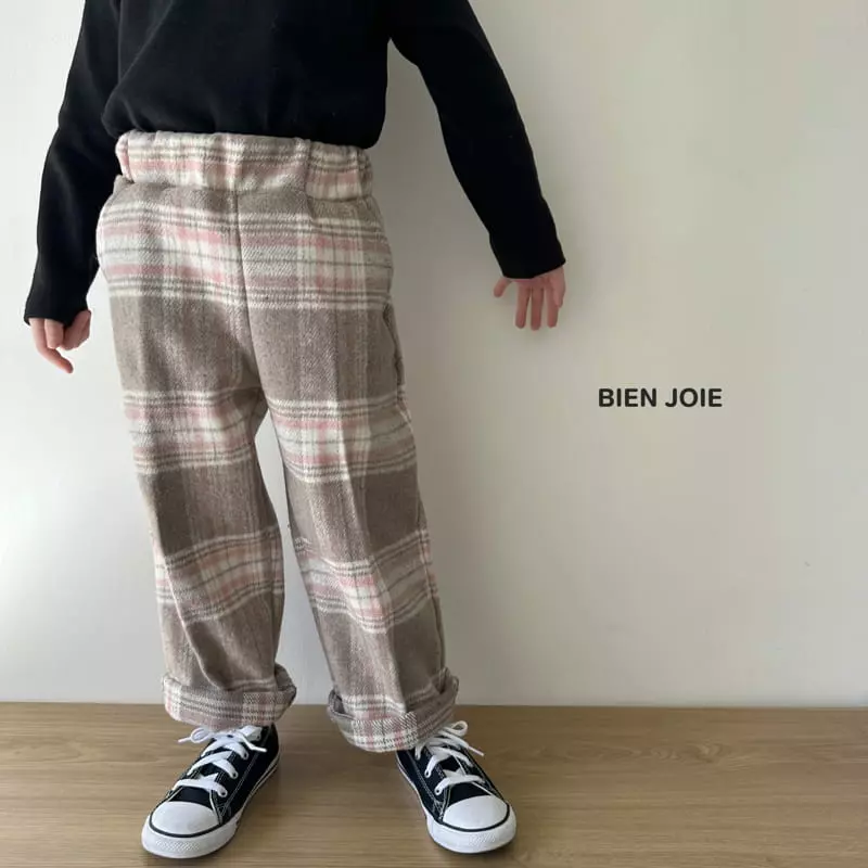 Bien Joie - Korean Children Fashion - #childrensboutique - Lowen Check Pants - 8