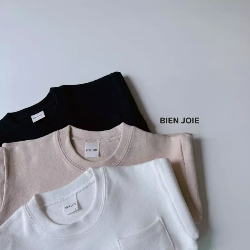 Bien Joie - Korean Children Fashion - #kidzfashiontrend - Maroon Pocket Tee