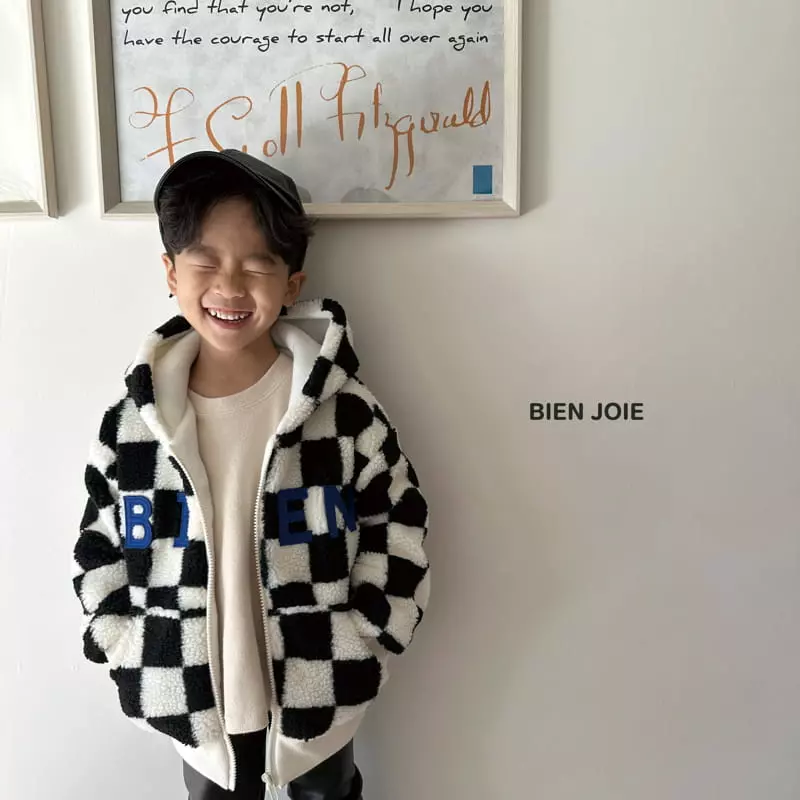 Bien Joie - Korean Children Fashion - #magicofchildhood - Bien Checker Jumper - 5
