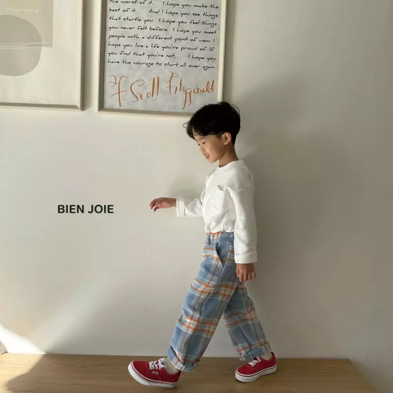Bien Joie - Korean Children Fashion - #minifashionista - Lowen Check Pants - 2