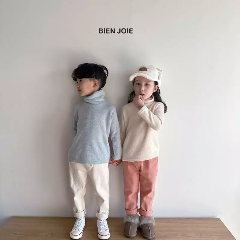 Bien Joie - Korean Children Fashion - #minifashionista - Blan Turtleneck Tee - 5