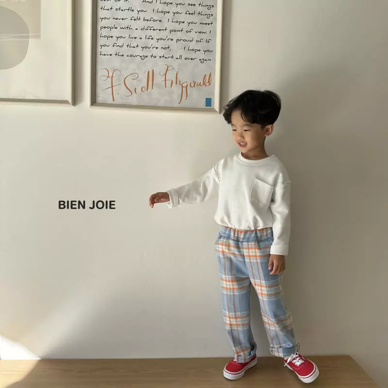 Bien Joie - Korean Children Fashion - #prettylittlegirls - Lowen Check Pants - 3