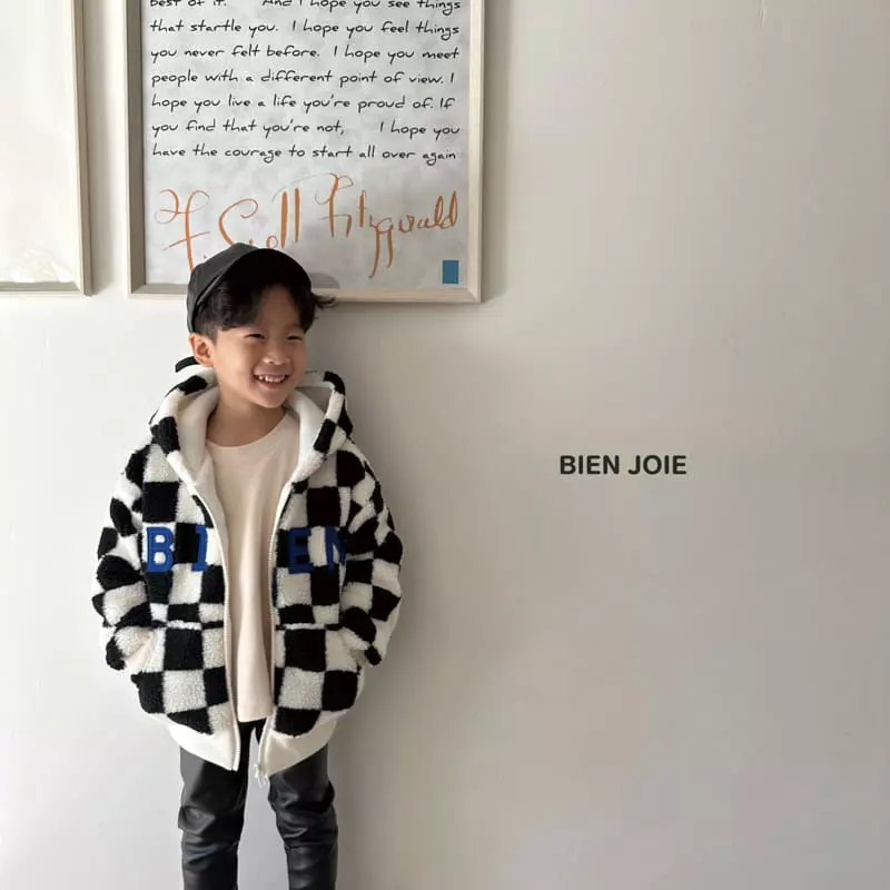 Bien Joie - Korean Children Fashion - #prettylittlegirls - Bien Checker Jumper - 7