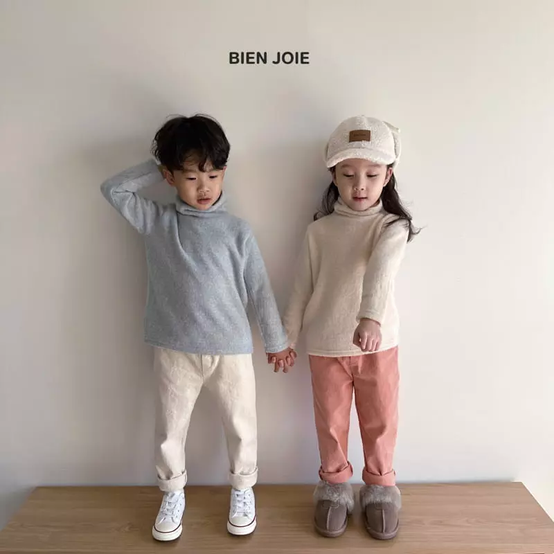 Bien Joie - Korean Children Fashion - #stylishchildhood - Blan Turtleneck Tee - 9