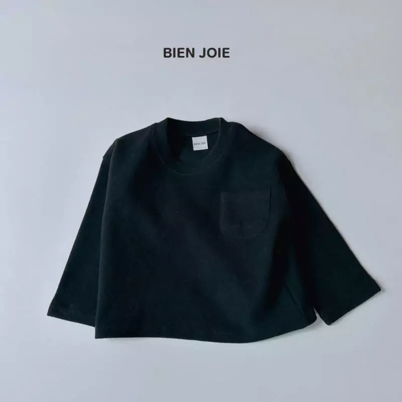 Bien Joie - Korean Children Fashion - #toddlerclothing - Maroon Pocket Tee - 8