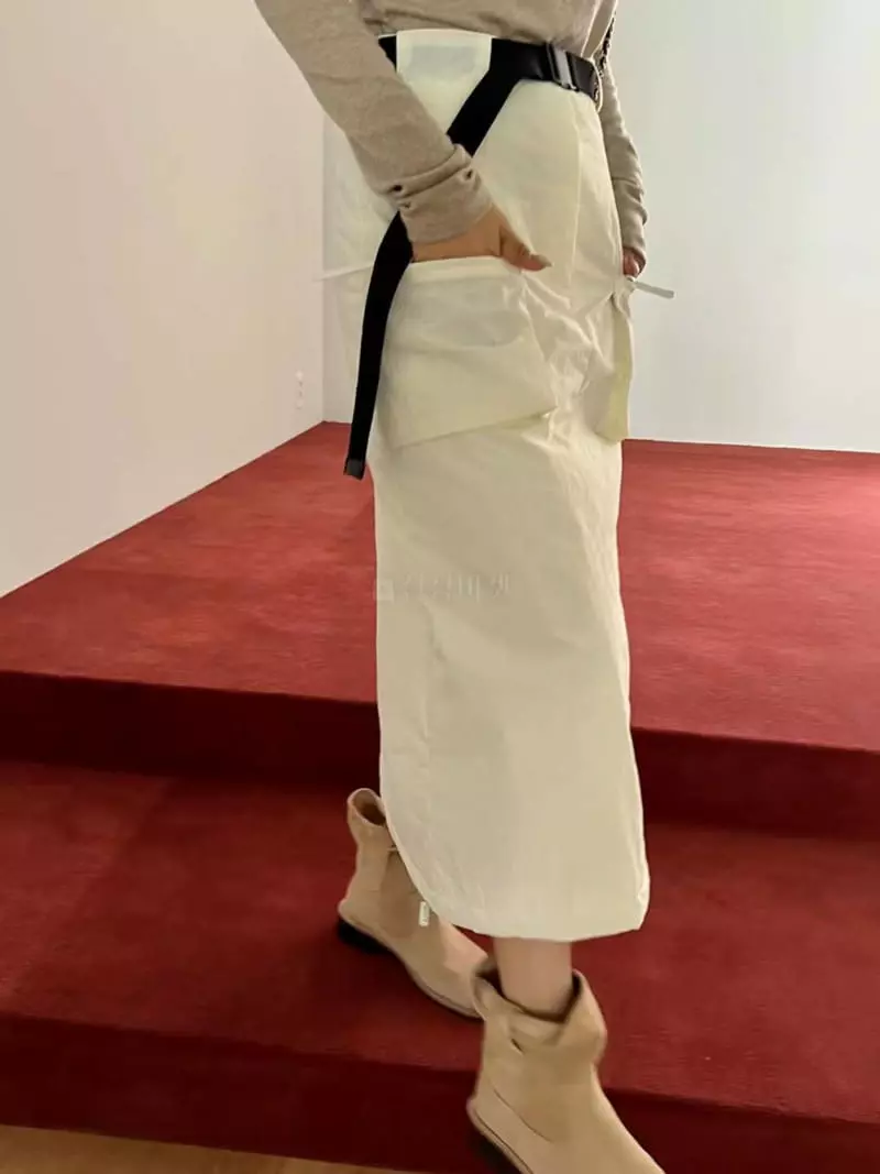 Binus - Korean Women Fashion - #momslook - Pra Skirt - 3