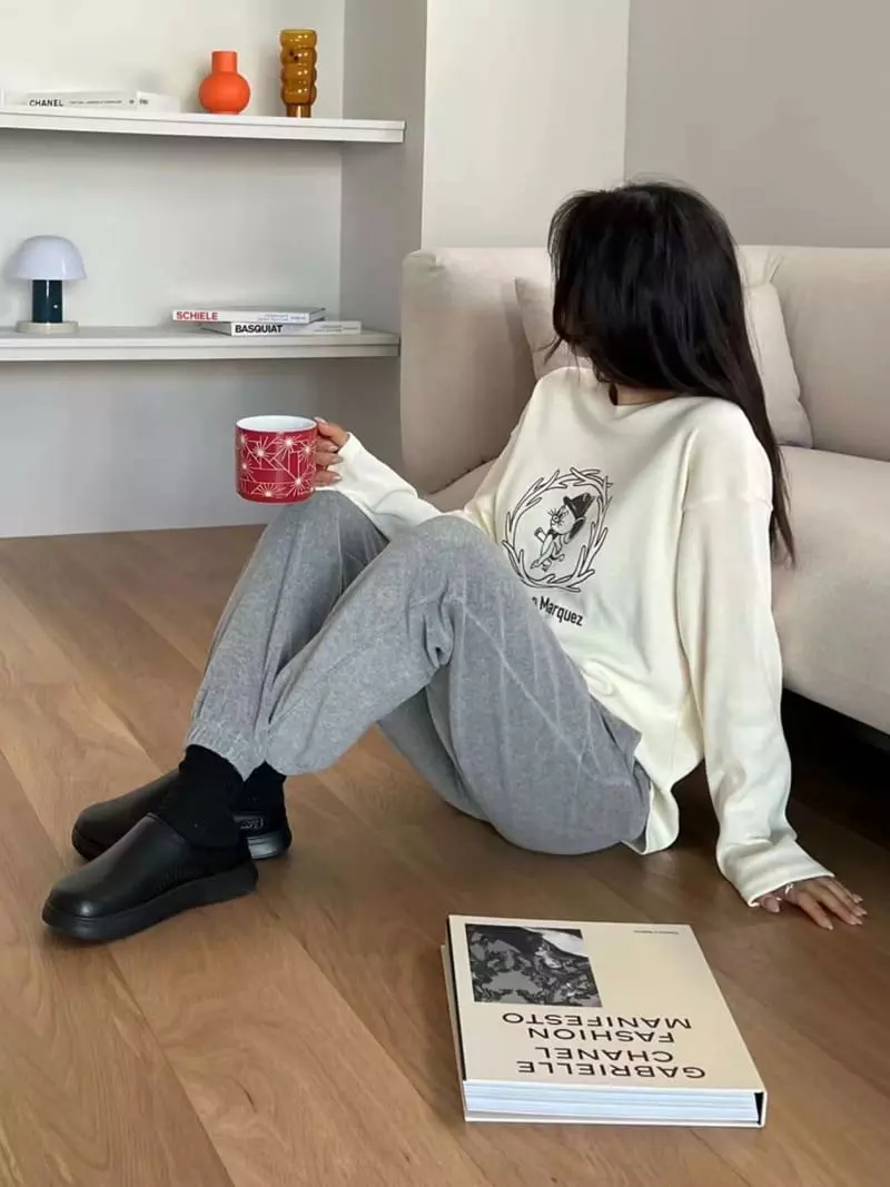Binus - Korean Women Fashion - #momslook - Trerry Pants - 2