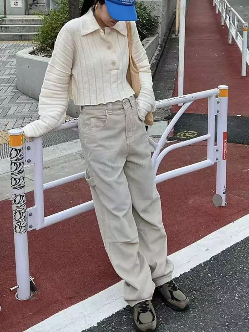 Binus - Korean Women Fashion - #momslook - Rib Pants