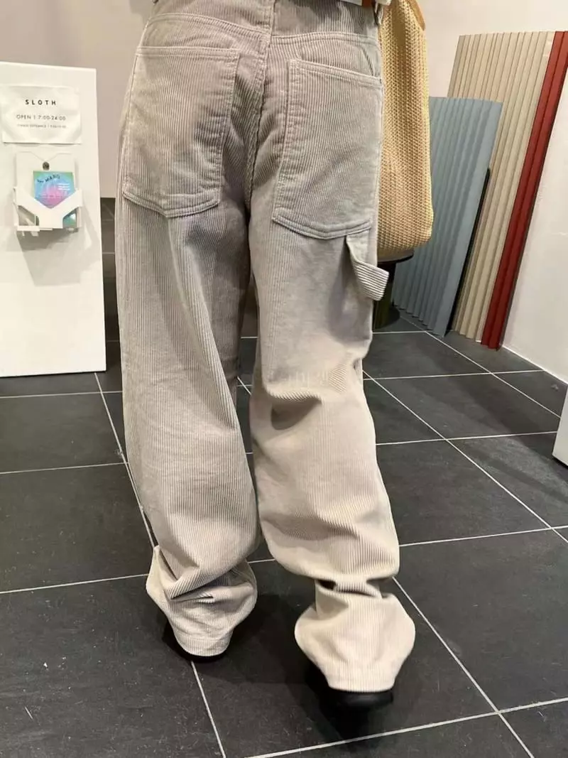 Binus - Korean Women Fashion - #momslook - Rib Pants - 3
