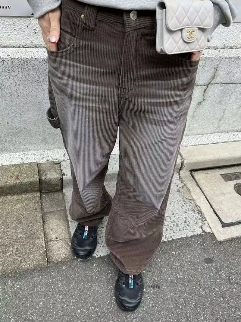 Binus - Korean Women Fashion - #momslook - Rib Pants - 9