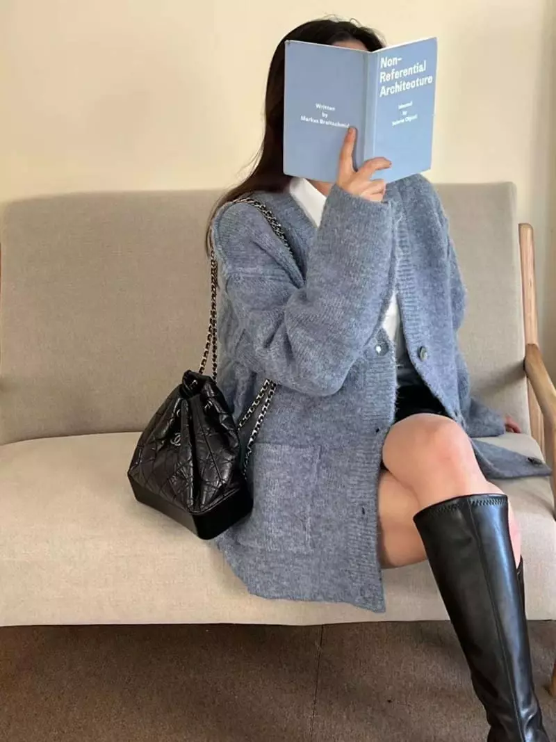 Binus - Korean Women Fashion - #womensfashion - Over Cardigan - 7