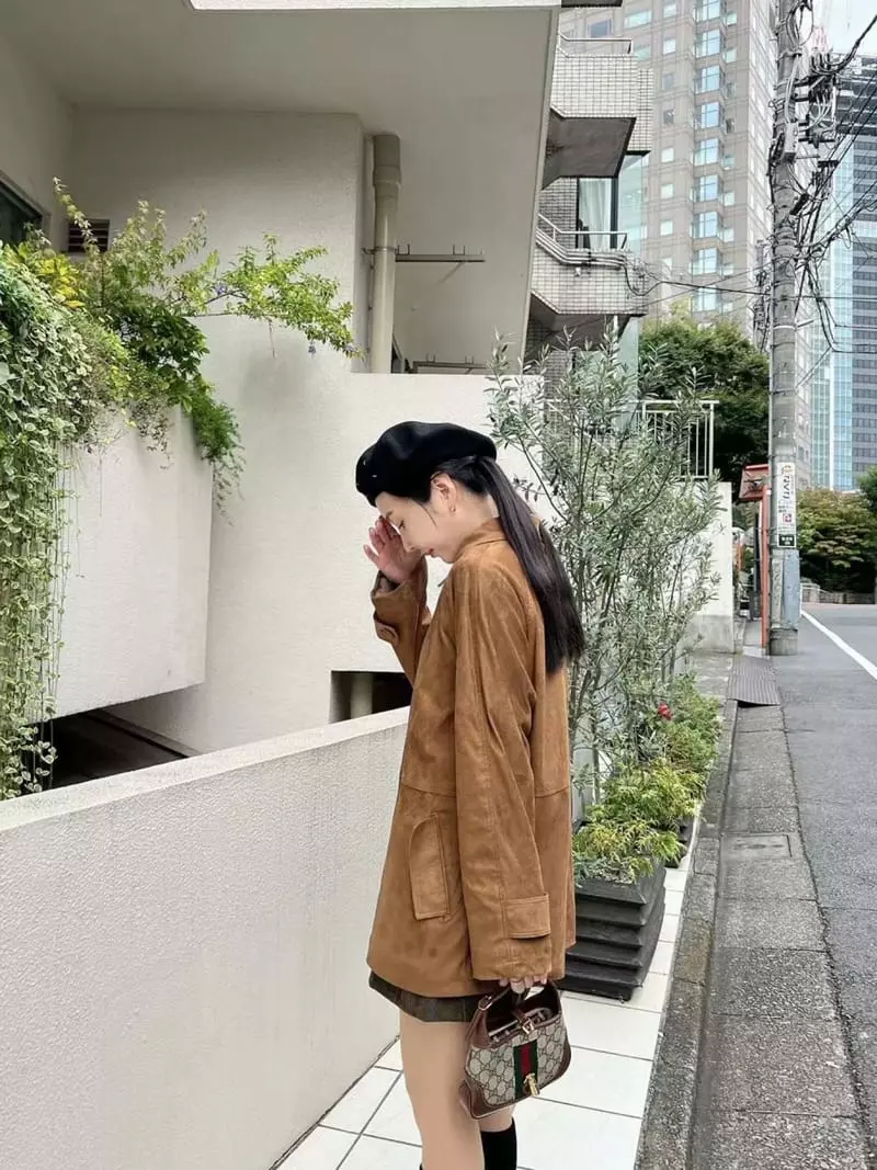 Binus - Korean Women Fashion - #womensfashion - Suede Jacket - 6