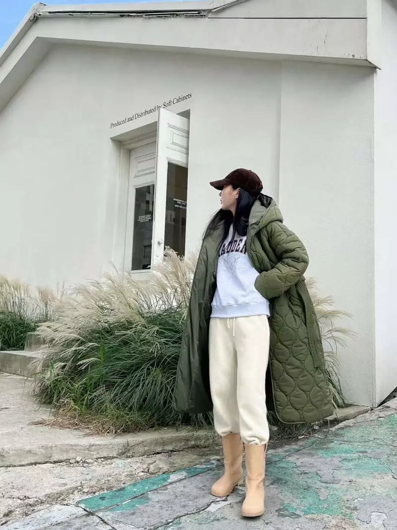 Binus - Korean Women Fashion - #womensfashion - Quilting Jumper - 11
