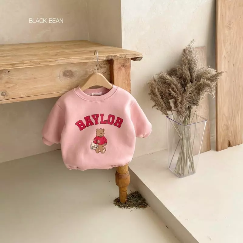 Black Bean - Korean Baby Fashion - #babyoutfit - Burnie Fleece Bodysuit - 2