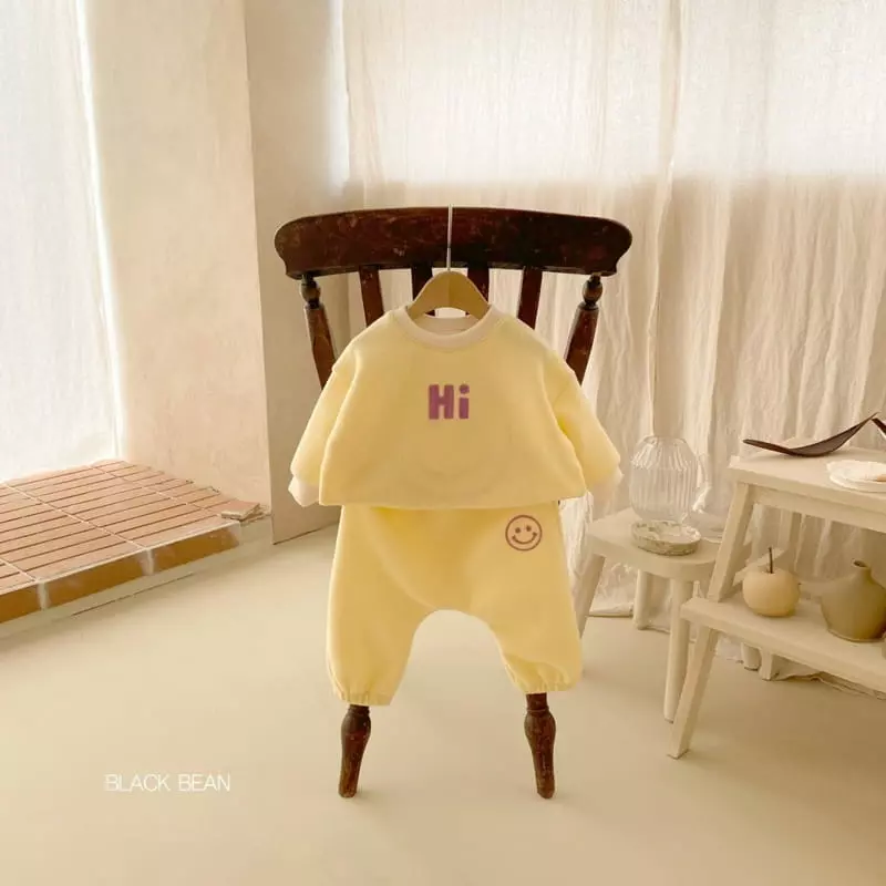 Black Bean - Korean Baby Fashion - #babywear - Marlang Fleece Bebe Set - 3