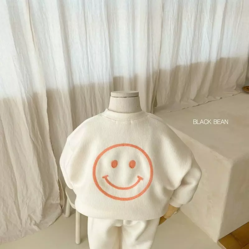 Black Bean - Korean Children Fashion - #childofig - Marlang Fleece Top Bottom Set - 3