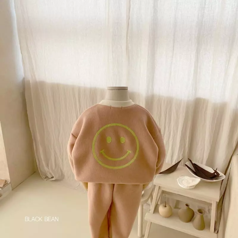 Black Bean - Korean Children Fashion - #fashionkids - Marlang Fleece Top Bottom Set - 7