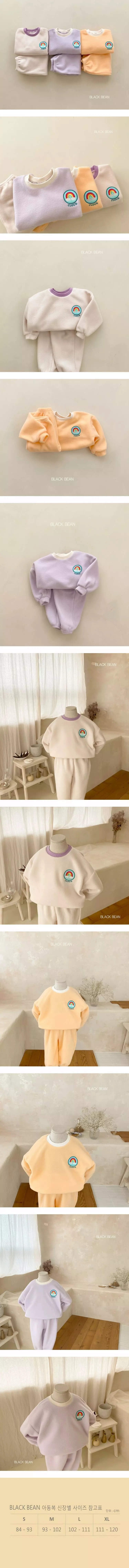 Black Bean - Korean Children Fashion - #fashionkids - Fleece Set