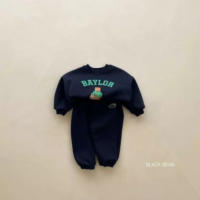 Black Bean - Korean Children Fashion - #kidsshorts - Burnie Top Bottom Set - 7