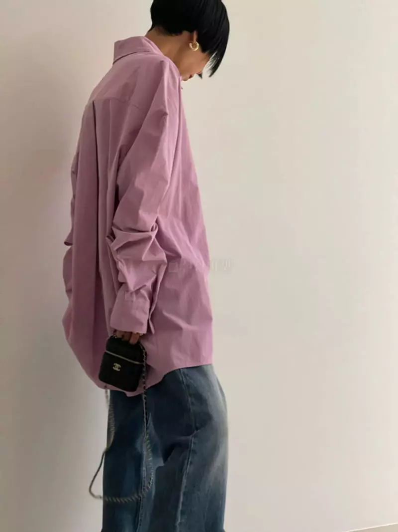 Black Fuchsia - Korean Women Fashion - #momslook - Gogo Gak Shirt - 11