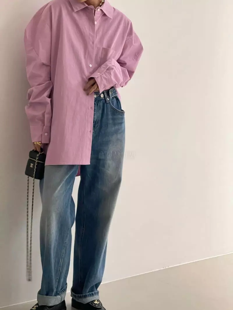 Black Fuchsia - Korean Women Fashion - #momslook - Gogo Gak Shirt - 9
